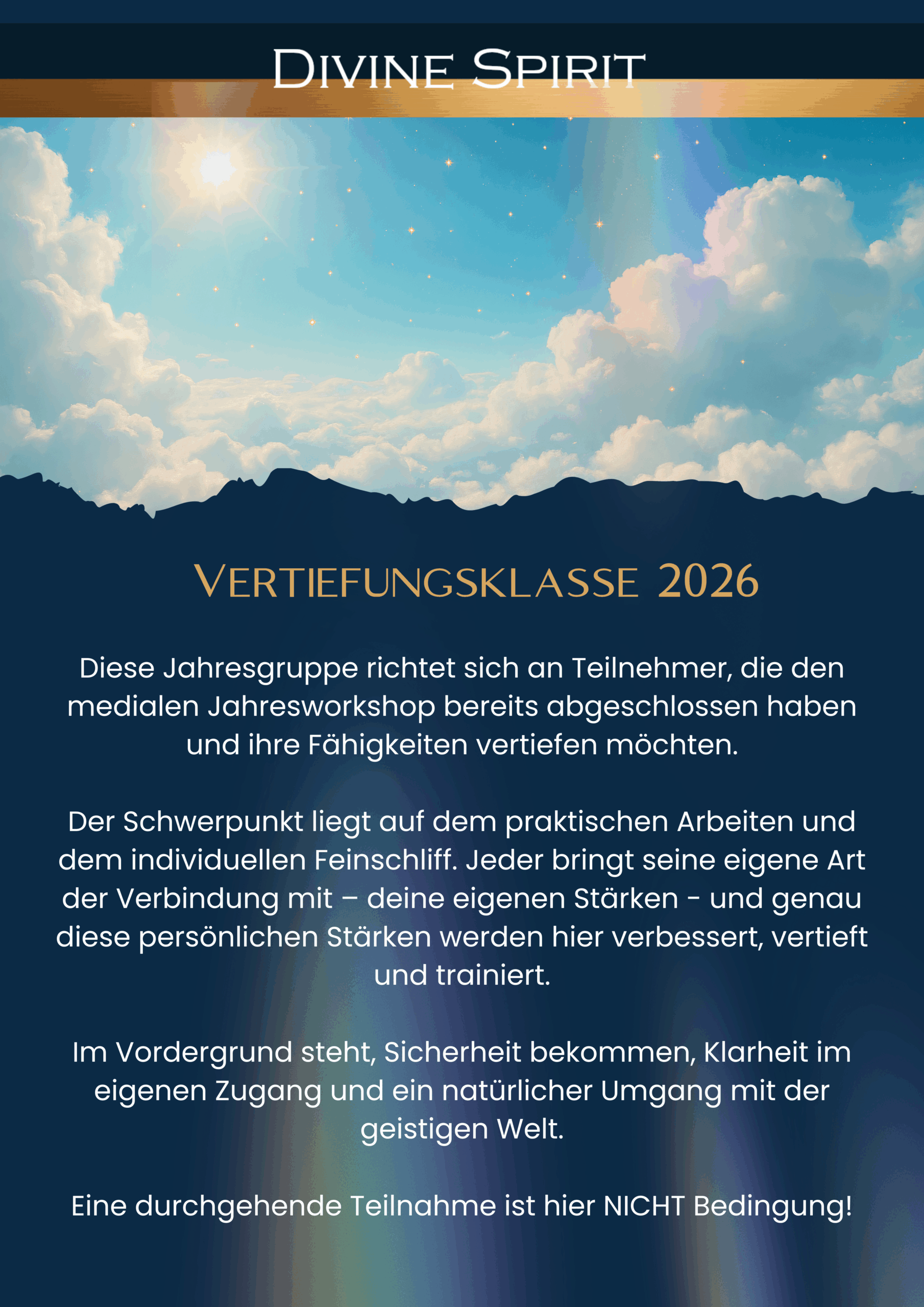 Vertiefungsklasse 2026