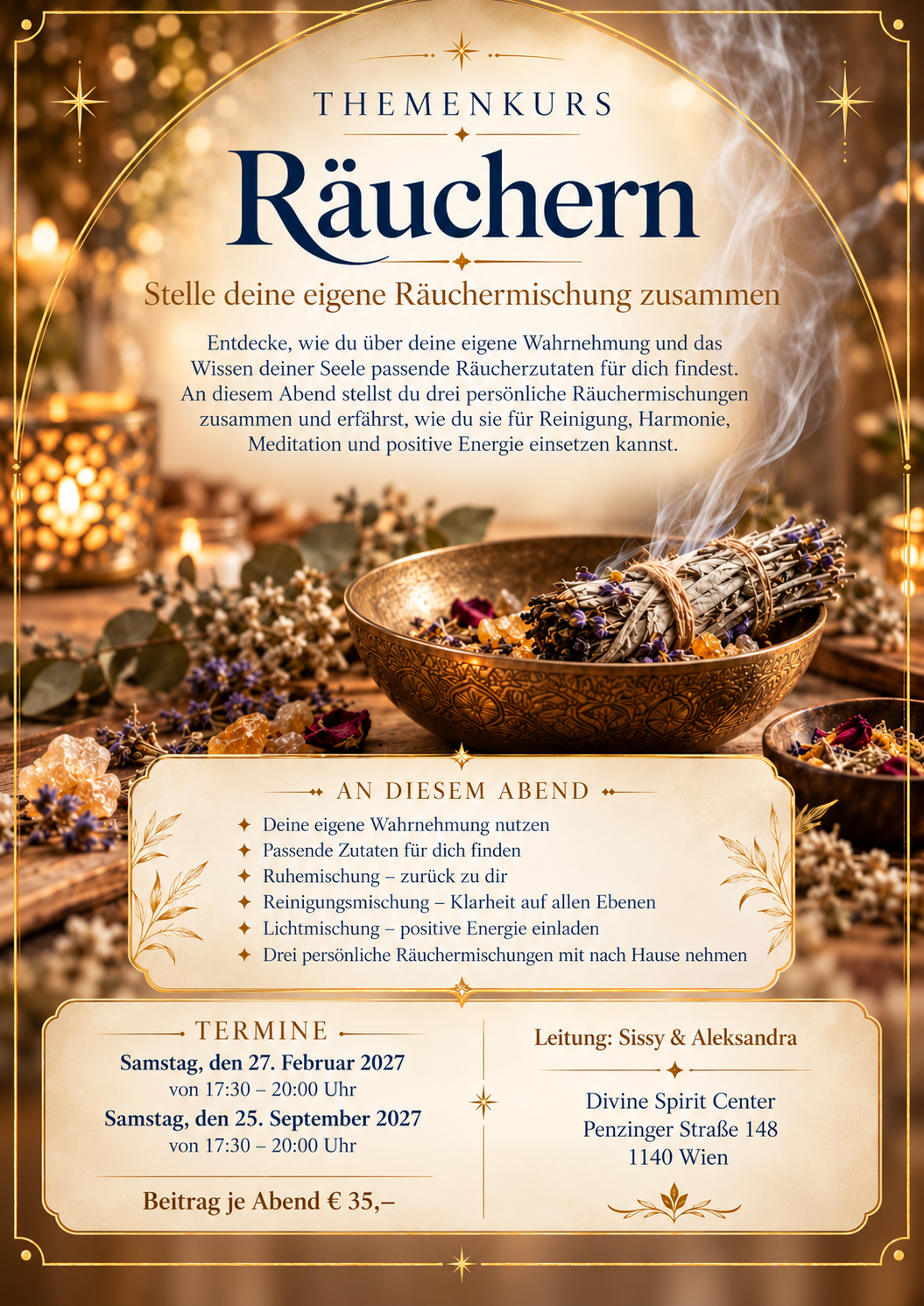 Räucherworkshop Wien Räuchern